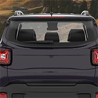 Voiture Jeep Renegade arri�re Vasco Rossi Logo